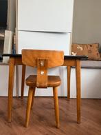 Retro school tafel en stoeltje, Kinderen en Baby's, Kinderkamer | Tafels en Stoelen, Ophalen, Gebruikt, Tafel(s) en Stoel(en)