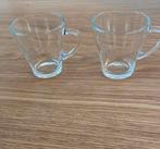 2 glaasjes van senseo 8 cm hoog, Huis en Inrichting, Keuken | Servies, Ophalen of Verzenden, Zo goed als nieuw, Overige stijlen