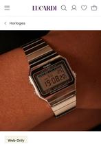 Casio Horloge zilverkleurig, Verzenden, Staal, Overige merken