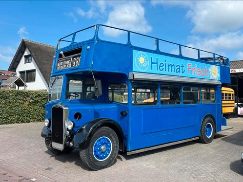 Oldtimer bus dubbeldekker schoolbus bristol bedford fbw, Auto's, Oldtimers, Bedrijf, Overige merken, Diesel, Overige carrosserieën