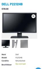 20x Dell P2212HB met HDMI en displayport, Computers en Software, Monitoren, Ophalen, Zo goed als nieuw, 60 Hz of minder, HDMI