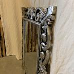 Barok Spiegel – houten lijst Zilver - 100 x 70 cm-TTM Wonen, 100 tot 150 cm, Nieuw, Info@ttmwonen.nl, Rechthoekig