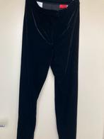 Edgar Vos fraaie velvet fluwelen relaxbroek mt 40, Maat 38/40 (M), Zwart, Ophalen of Verzenden, Zo goed als nieuw