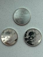 3 zilveren herdenkings munten, Postzegels en Munten, Munten | Nederland, Verzenden, Koningin Beatrix, Zilver, Euro's