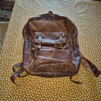 Prachtig bruin lederen rugtas, Ophalen, Gebruikt, 25 tot 40 cm, 30 tot 45 cm