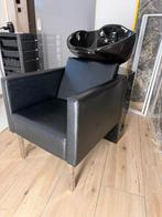 Zwarte wasunit voor kapsalon, Ophalen, Gebruikt, Zwart, Eén