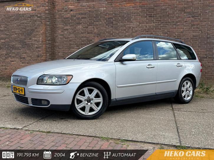 Volvo V50 2.4i Summum·Climate·Cruise·Stoelverw.·Leer·Xe, Auto's, Volvo, Bedrijf, Te koop, V50, ABS, Airbags, Airconditioning, Alarm