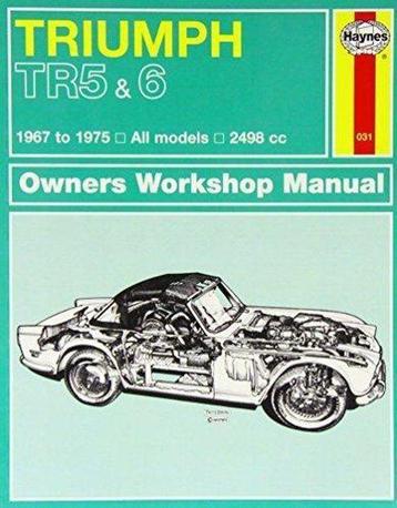 Werkplaats handboek HAYNES Triumph TR5 en TR6 beschikbaar voor biedingen