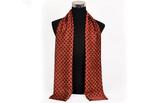 Rode geruite heren sjaal (kravat sjieke patroon zijde das), Nieuw, Sjaal, Verzenden