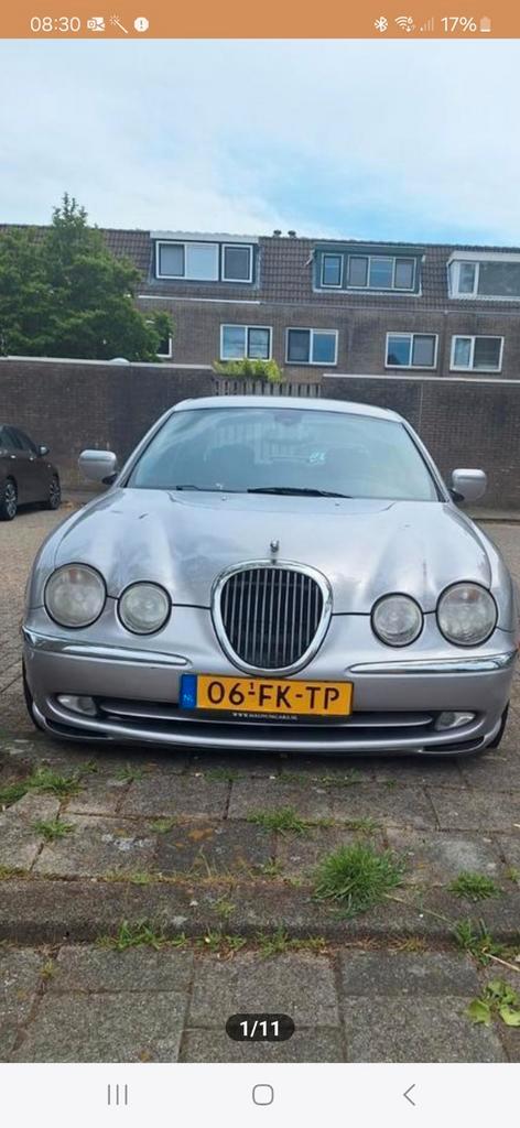 Jaguar S-Type 3.0 V6 Sport 2000 Grijs, Auto's, Jaguar, Bedrijf, S-Type, Benzine, Sedan, Handgeschakeld, Origineel Nederlands, Zilver of Grijs