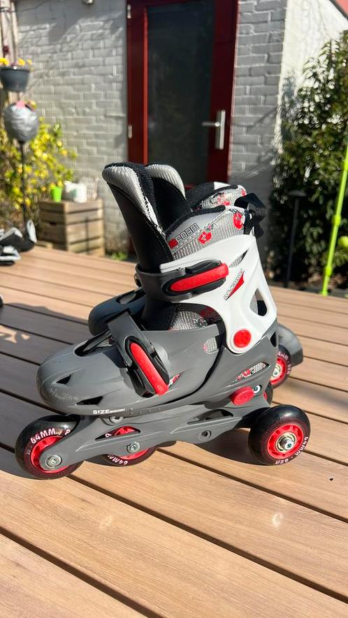 Nijdam 3-in-1 rolschaats - trike - skeelers maat 30-33, Sport en Fitness, Skeelers, Zo goed als nieuw, Inline skates 4 wielen