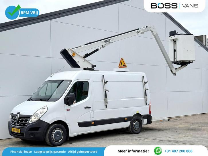 Renault Master 130pk T35 2.3 DCi Hoogwerker Hubarbeitsbühne, Auto's, Bestelauto's, Bedrijf, Te koop, ABS, Alarm, Bluetooth, Boordcomputer