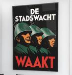KNIL de Stadswacht Propaganda Poster Nederlands Indie, Verzamelen, Militaria | Tweede Wereldoorlog, Verzenden, Nederland, Foto of Poster