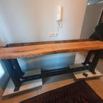 Industrieel site tafel uniek, Ophalen of Verzenden, Rechthoekig, 200 cm of meer