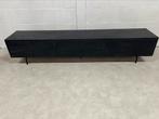Tv meubel zwart mangohout industrieel 220cm, Huis en Inrichting, Info@savoireinteriors.com, 150 tot 200 cm, Ophalen of Verzenden