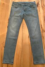 Cast Iron spijkerbroek jeans blauwgrijs petrol maat 38/34, W36 - W38 (confectie 52/54), Zo goed als nieuw, Cast Iron, Verzenden