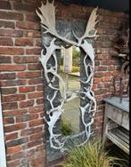 Mooie spiegel lood met geweien, Tuin en Terras, Tuinwanddecoratie, Ophalen, Zo goed als nieuw