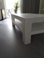 Witte eiken salontafel, Huis en Inrichting, Tafels | Salontafels, Ophalen, 100 tot 150 cm, 50 tot 100 cm, Zo goed als nieuw