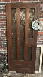 Hardhouten klapdeur 83 x 199 x 4cm, Doe-het-zelf en Verbouw, Deuren en Horren, Ophalen, Gebruikt, 80 tot 100 cm, Overige typen