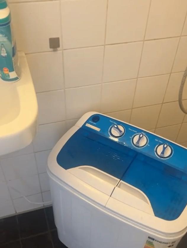 Mini wasmachine (Ideaal voor studenten) Dubbele trommel, Witgoed en Apparatuur, Wasmachines, Zo goed als nieuw, Bovenlader, Minder dan 4 kg