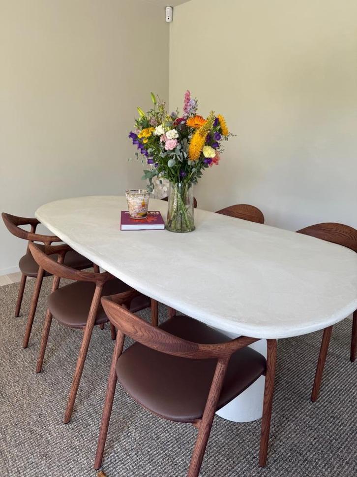 MORTEX tafel organisch - nieuw - 240 x 110 cm, Huis en Inrichting, Tafels | Eettafels, Nieuw, 100 tot 150 cm, 200 cm of meer, Vijf personen of meer