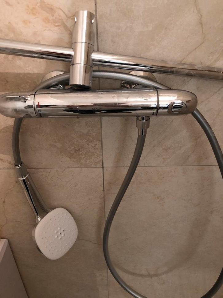 NIEUWE GROHE COMPLEET DOUCE SET THERMOSTAAT KRAAN CHROME, Doe-het-zelf en Verbouw, Sanitair, Nieuw, Douche, Chroom, Ophalen of Verzenden