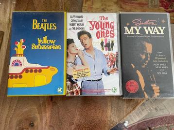 VHS muziek films  beschikbaar voor biedingen