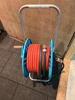 Tuinslanghaspel met slang, Ophalen, Gebruikt, Tuinslanghaspel