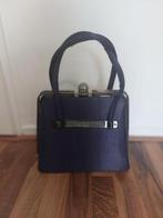 Vintage retro blauwe tas, 26x25,5x18cm, Verzamelen, Retro, Ophalen of Verzenden