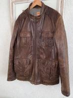 Hugo boss jas maat 56 leer ZGAN, Kleding | Heren, Jassen | Zomer, Verzenden, Zo goed als nieuw, Maat 56/58 (XL)
