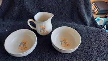 2 schaaltje 's en kannetje beertje tu quan made in China beschikbaar voor biedingen