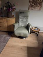 Relaxstoel, Ophalen, Zo goed als nieuw, Leer, 50 tot 75 cm