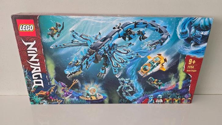 LEGO NINJAGO Waterdraak - 71754, Kinderen en Baby's, Speelgoed | Duplo en Lego, Zo goed als nieuw, Lego, Complete set, Ophalen of Verzenden