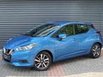 Nissan Micra 1.0L Acenta Cruise | Led | Airco | Carplay | Na, Stof, Gebruikt, Blauw, Origineel Nederlands