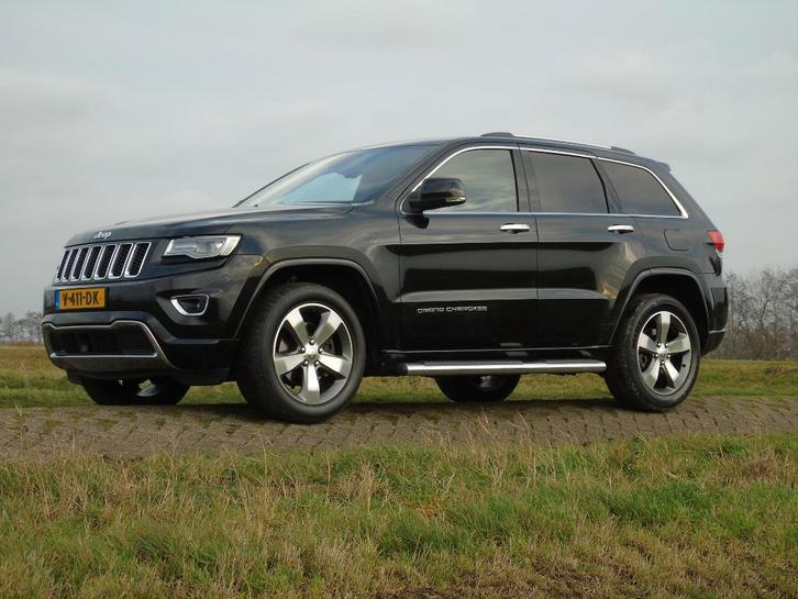 Jeep Grand Cherokee 3.0CRD Overland Grijs kenteken, Auto's, Bestelauto's, Bedrijf, Jeep, Diesel, Euro 6, Automaat, Origineel Nederlands