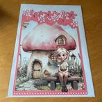A5 kaart forest fairies 1, Hobby en Vrije tijd, Kaarten | Zelfgemaakt, Ophalen of Verzenden, Zo goed als nieuw, Overige thema's