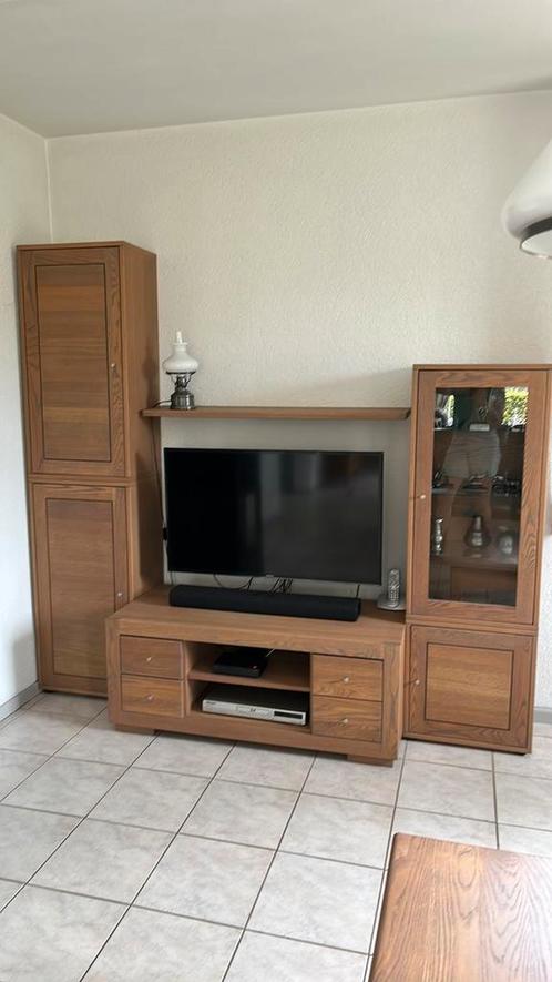 Eiken met grey look nerf., Huis en Inrichting, Kasten | Televisiemeubels, Zo goed als nieuw, Minder dan 100 cm, 50 tot 100 cm