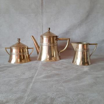 Art Deco theestel | Theeset Kallmeyer & Harjes | Art Deco beschikbaar voor biedingen