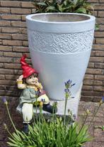 Hoge,  55 cm,  Plantenbak   Bloembak, Tuin en Terras, Ophalen, Steen, Gebruikt, Minder dan 60 cm