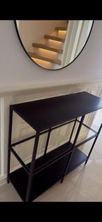 Stijlvolle zwarte stelling kast, Huis en Inrichting, Kasten | Stellingkasten, Ophalen of Verzenden, Zo goed als nieuw