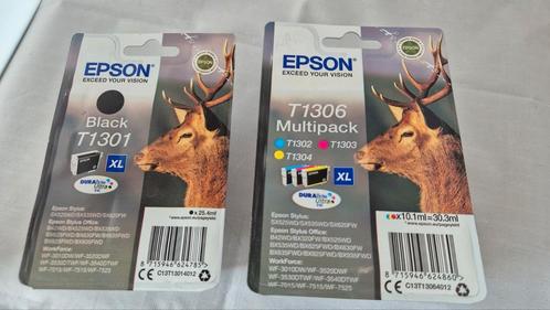 Epson T1306 multipack en Epson Black T1301, Computers en Software, Printerbenodigdheden, Nieuw, Cartridge, Ophalen of Verzenden