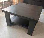 Mooie zwarte salontafel, Ophalen, 50 tot 100 cm, Metaal, Vierkant