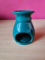 Groene geurbrander oliebrander aromabrander theelichthouder, Overige materialen, Ophalen of Verzenden, Zo goed als nieuw, Minder dan 25 cm