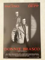 DONNIE BRASCO   filmposter 40-60 cm, Verzamelen, Ophalen of Verzenden, Zo goed als nieuw, Deurposter of groter, Film en Tv