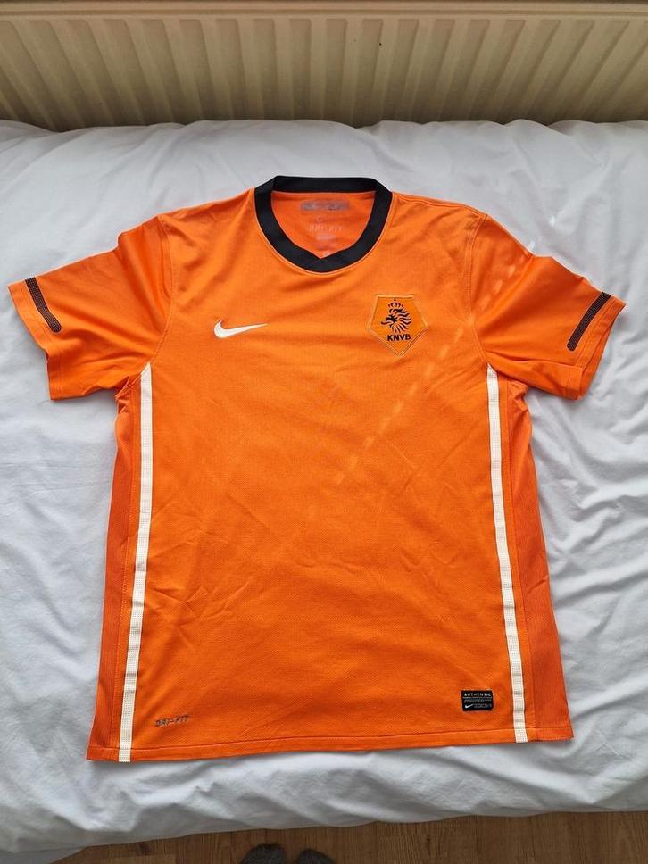 Voetbalshirt Nederland WK 2010 - Nike Maat L, Sport en Fitness, Voetbal, Gebruikt, Shirt, Maat L, Ophalen of Verzenden