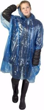 Wegwerp regen ponchos - regenjassen (2 dozen beschikbaar), Ophalen of Verzenden, Zo goed als nieuw