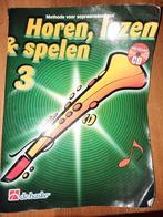 lesboek: horen lezen en spelen sopraansaxofoon deel 3+ cd, Muziek en Instrumenten, Bladmuziek, Gebruikt, Overige genres, Ophalen of Verzenden