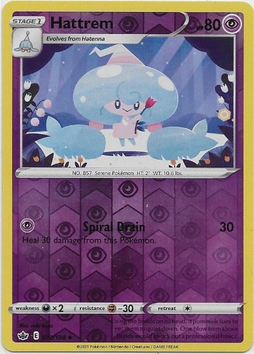 Chilling Reign,  Hattrem [reverse] 72/198, Verzenden, Nieuw, Losse kaart