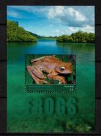 palau 2014 pf blok kikkers frogs amfibieën reptielen, Ophalen of Verzenden, Postfris, Dier of Natuur