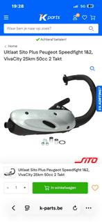 Sito Plus Uitlaat Peugeot vivacity (verticaal), Verzenden, Zo goed als nieuw, Uitlaat, Peugeot